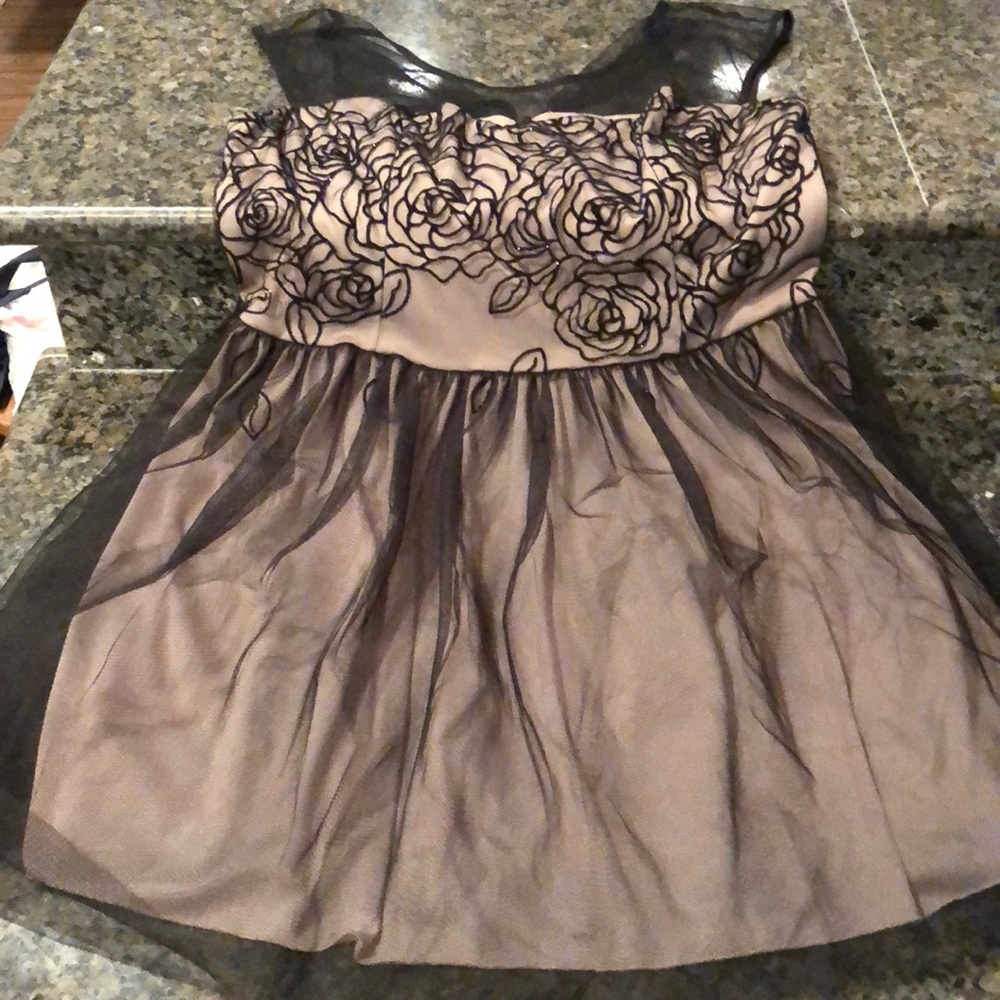 Tan dress